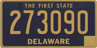 DE license plate 273090
