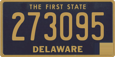 DE license plate 273095