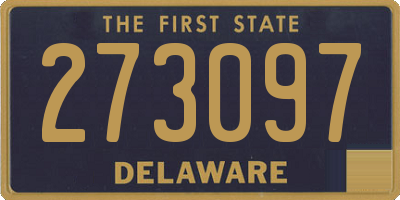 DE license plate 273097