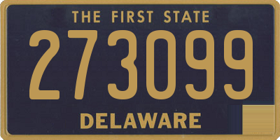 DE license plate 273099