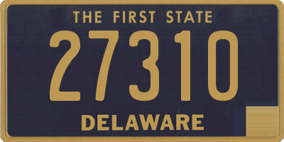 DE license plate 27310