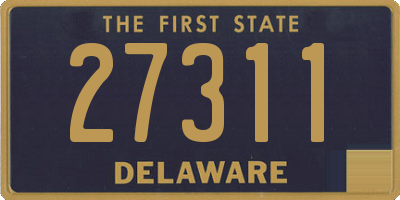 DE license plate 27311