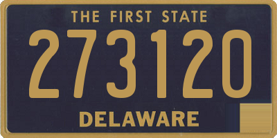 DE license plate 273120