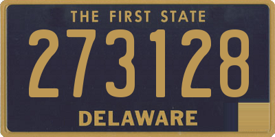 DE license plate 273128