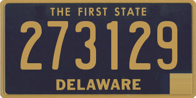 DE license plate 273129
