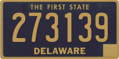 DE license plate 273139