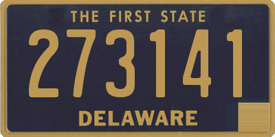 DE license plate 273141