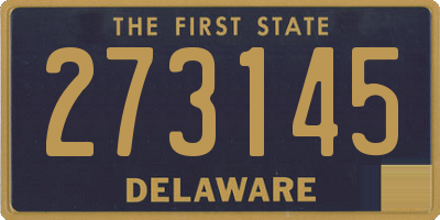 DE license plate 273145