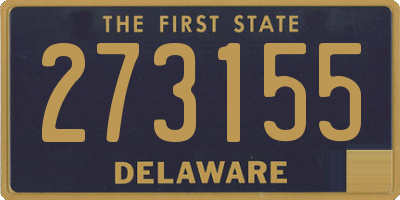 DE license plate 273155