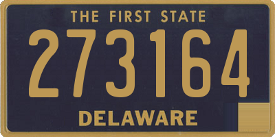 DE license plate 273164