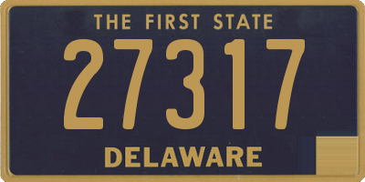 DE license plate 27317