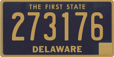 DE license plate 273176