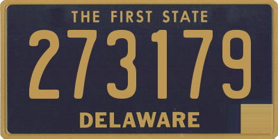 DE license plate 273179
