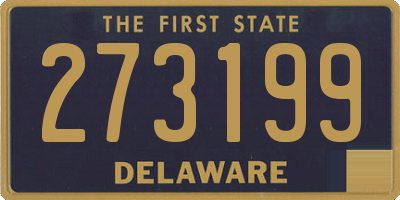 DE license plate 273199
