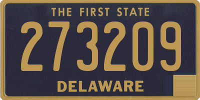DE license plate 273209