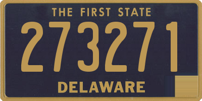 DE license plate 273271