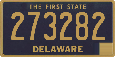 DE license plate 273282