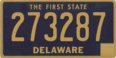 DE license plate 273287