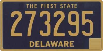 DE license plate 273295
