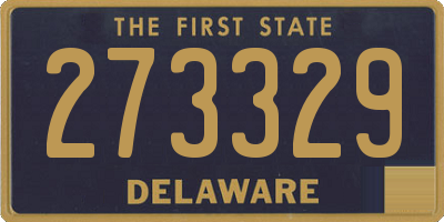 DE license plate 273329