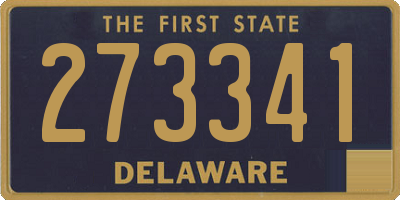 DE license plate 273341