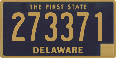 DE license plate 273371