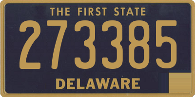 DE license plate 273385