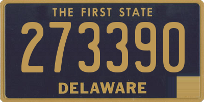 DE license plate 273390