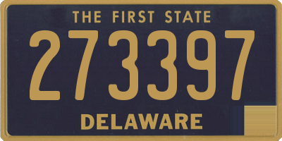DE license plate 273397