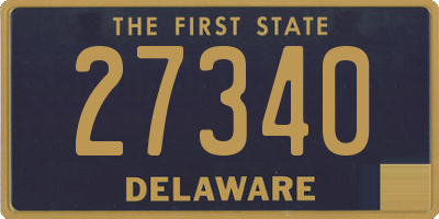 DE license plate 27340