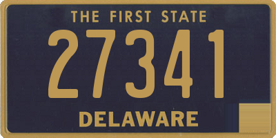 DE license plate 27341