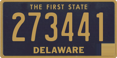 DE license plate 273441