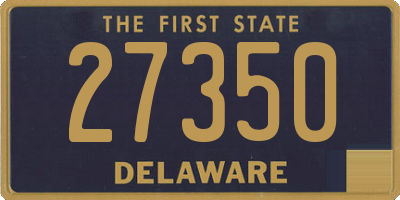 DE license plate 27350