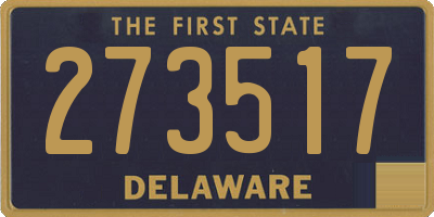 DE license plate 273517