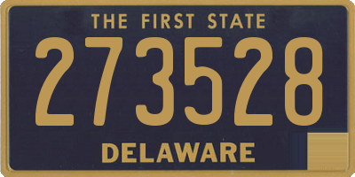 DE license plate 273528