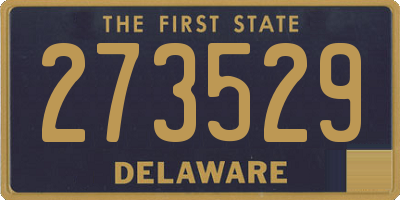 DE license plate 273529
