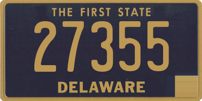 DE license plate 27355