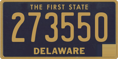 DE license plate 273550