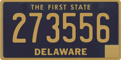 DE license plate 273556
