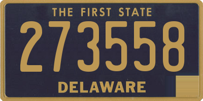 DE license plate 273558