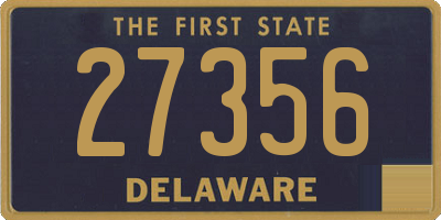 DE license plate 27356