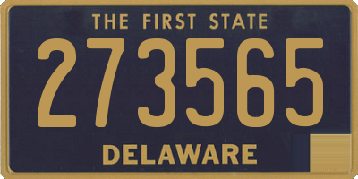 DE license plate 273565