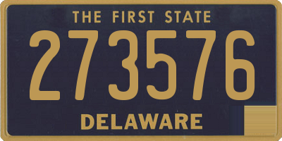 DE license plate 273576