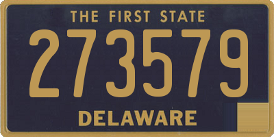 DE license plate 273579