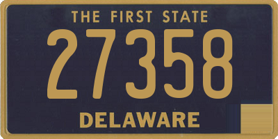 DE license plate 27358