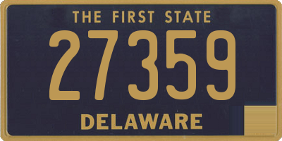 DE license plate 27359