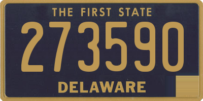DE license plate 273590