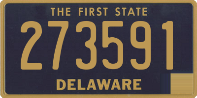 DE license plate 273591