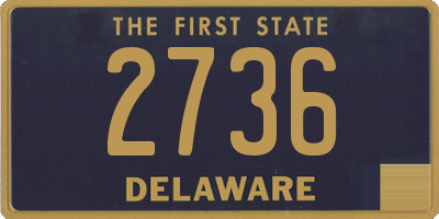 DE license plate 2736