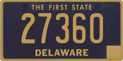 DE license plate 27360